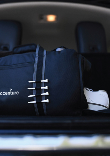 Image showcasing an Accenture Golf Links Duffel.